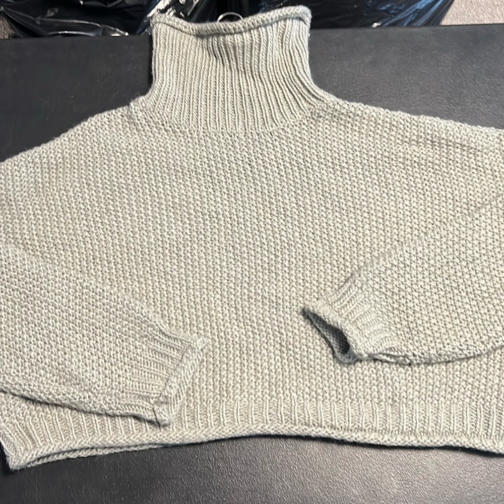 Cropped Moth Anthro Sweater